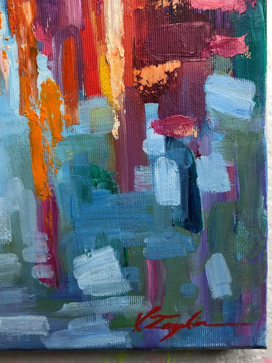 London Rainy Evening Stroll