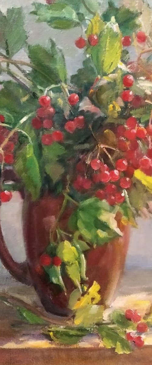 Red viburnum by Valentina Andrukhova
