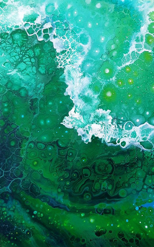 "Emerald wave" by Alexandra Dobreikin