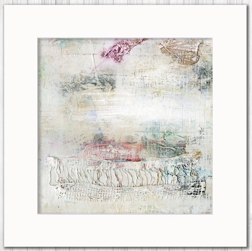Connective Dance 15 - Highly Textured Abstract Collage Painting by Kathy Morton Stanion by Kathy Morton Stanion