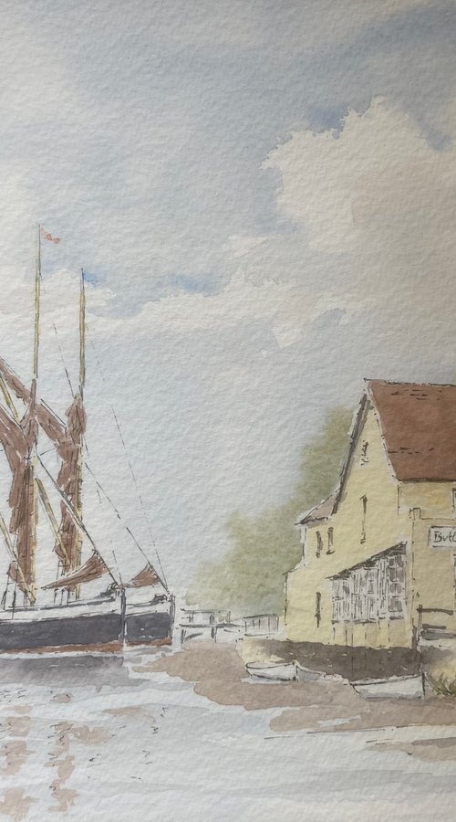 Butt & Oyster at Pin Mill by Noel Sawyer