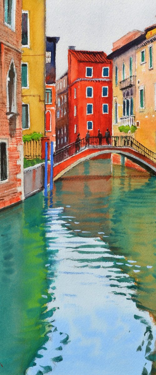 Venetian canal #6 by Ramesh Jhawar