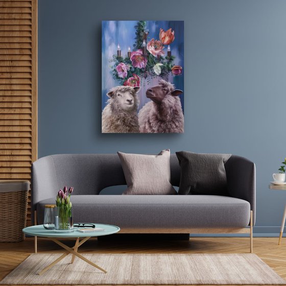 "Dreams among flowers"