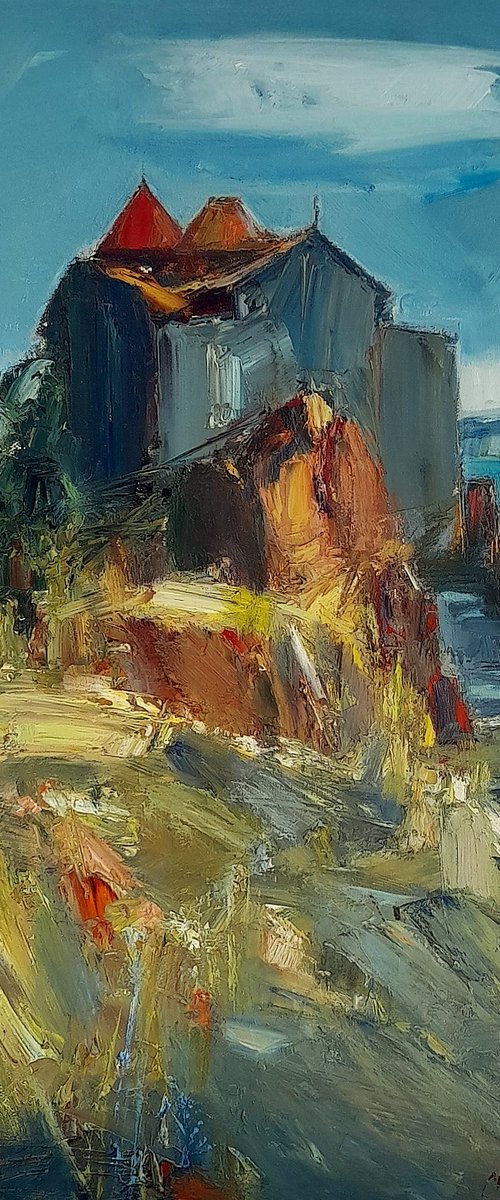 Way to the church by Matevos Sargsyan