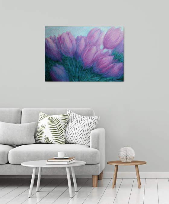 Violet Tulips