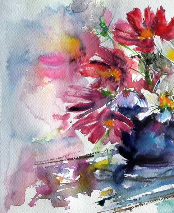 Still life with windflowers II