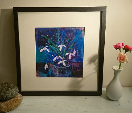 Snowdrops in a Glass