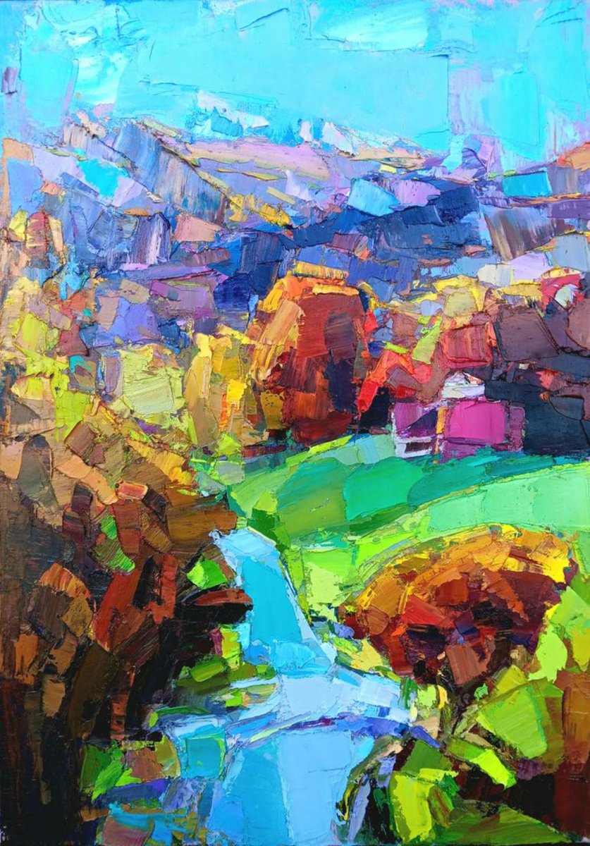 Road Into September By Ruslan Khais, 23 X 30, Artwork For Sale On Artfinder