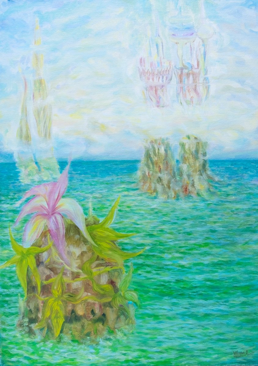 Floating Garden By Anastasia Woron, 28 X 39, Artwork For Sale On Artfinder