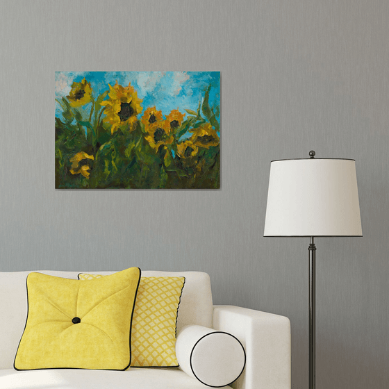 Ukrainian Floral Art — Sunflower Fields