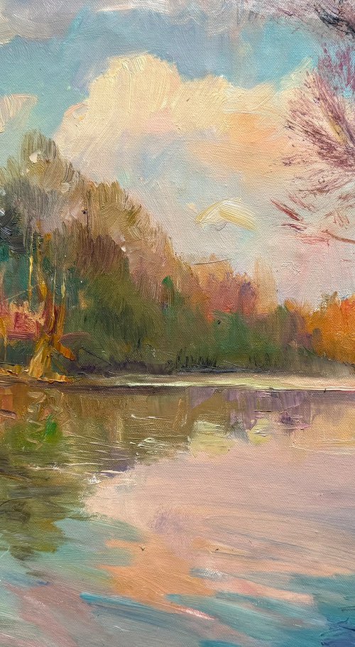 Evening Reflections by Aleksandr Dubrovskyy