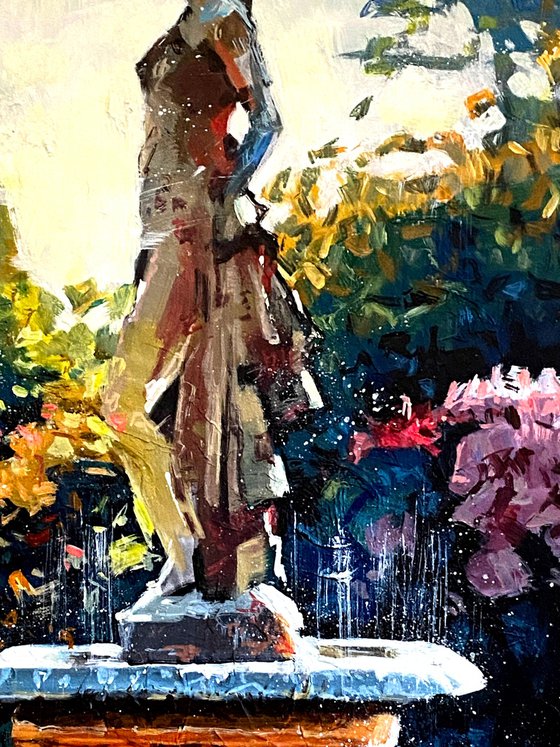 A Quiet Moment in the Garden