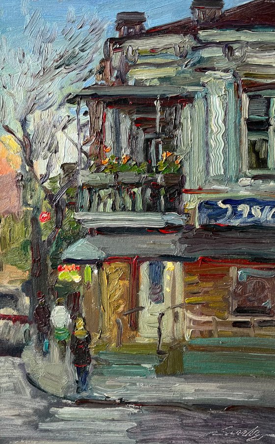 Balcony in the old town