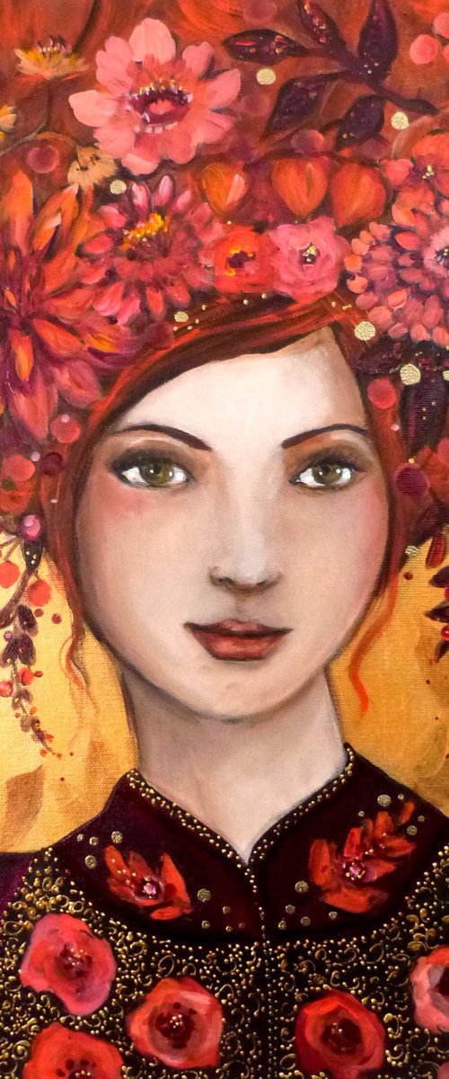 October Serenade 46 x 55 cm by Loetitia Pillault