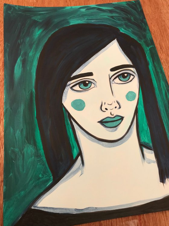 Green Portrait