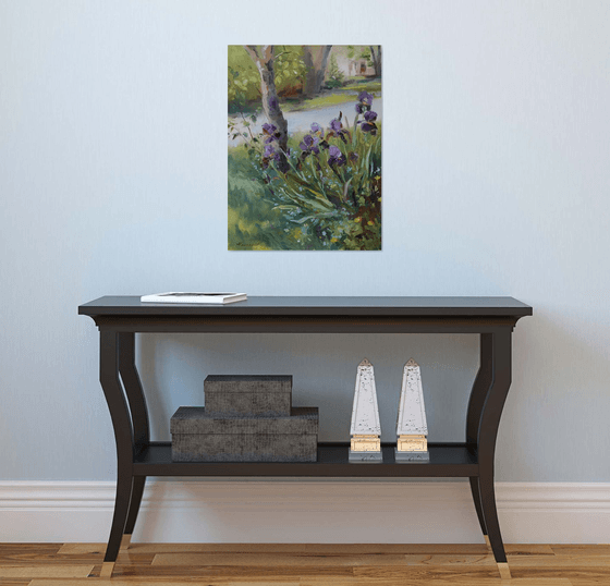 Irises (plein air)