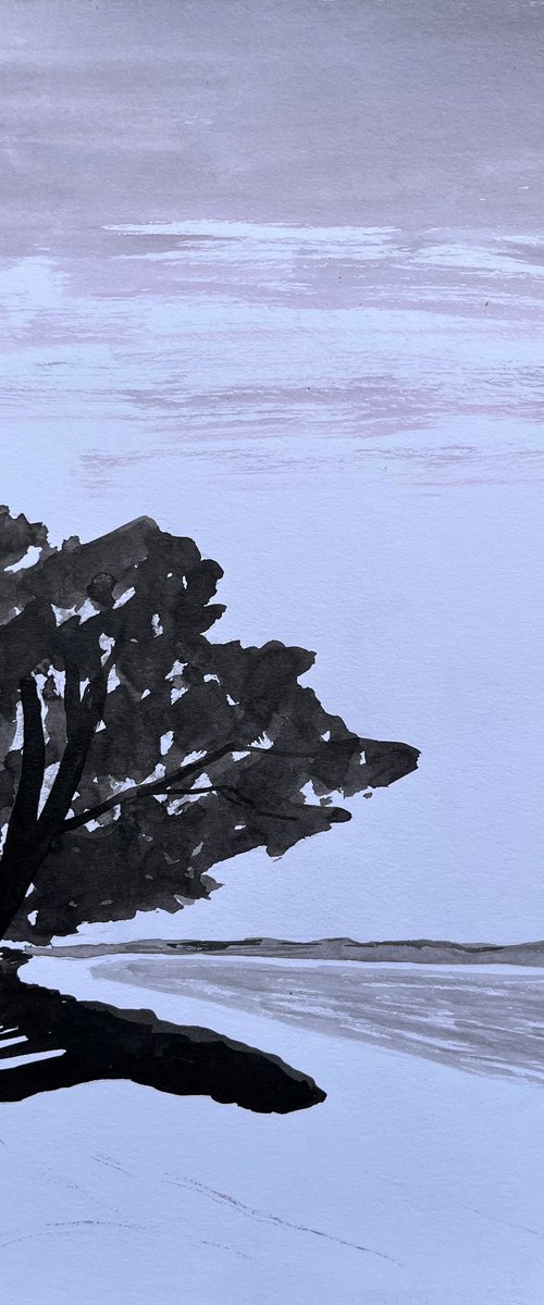 Evening in Cap Coz by Cadiou Frederic