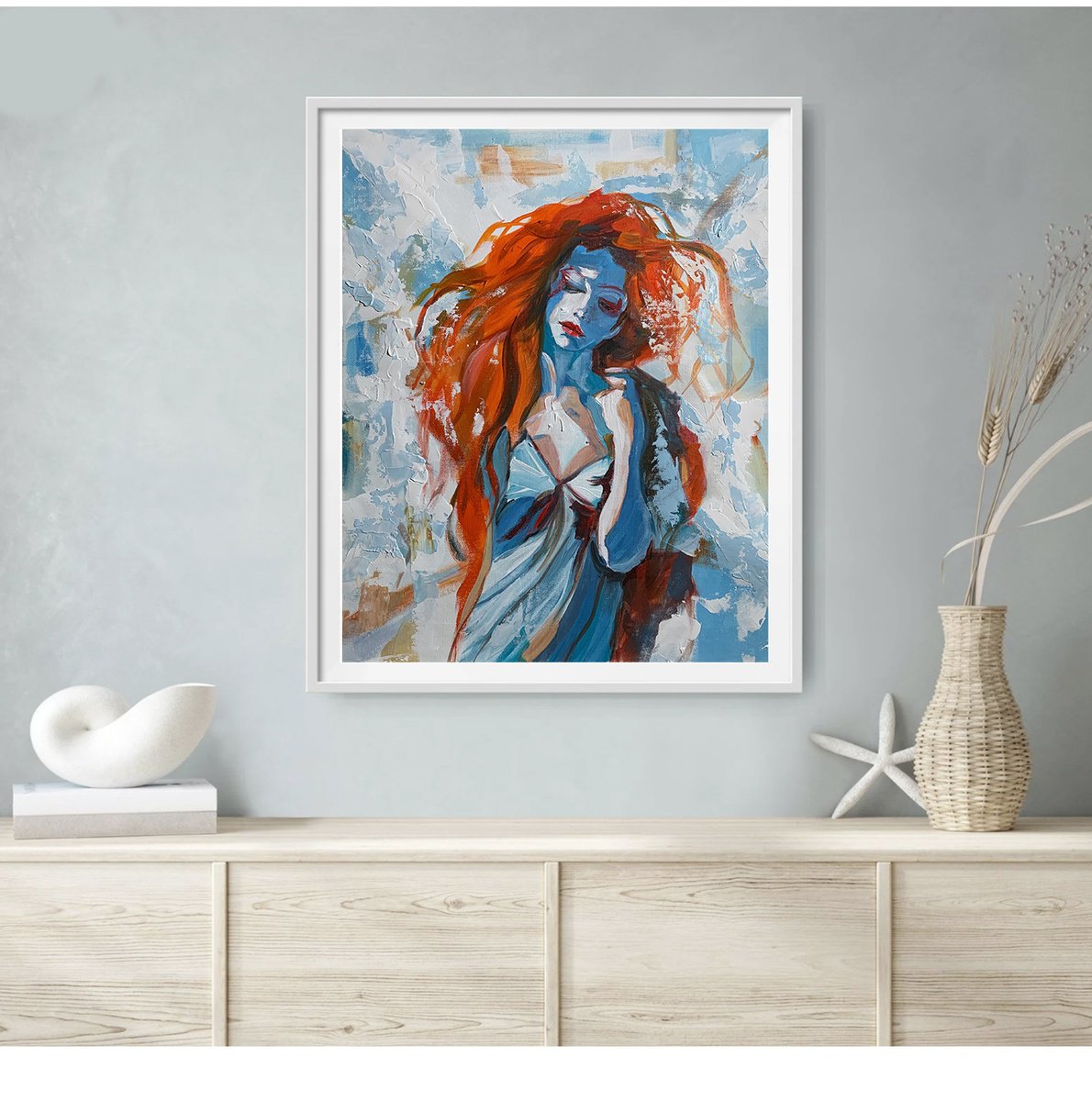 Fire And Water. By Vita Schagen, 16 X 20, Artwork For Sale On Artfinder