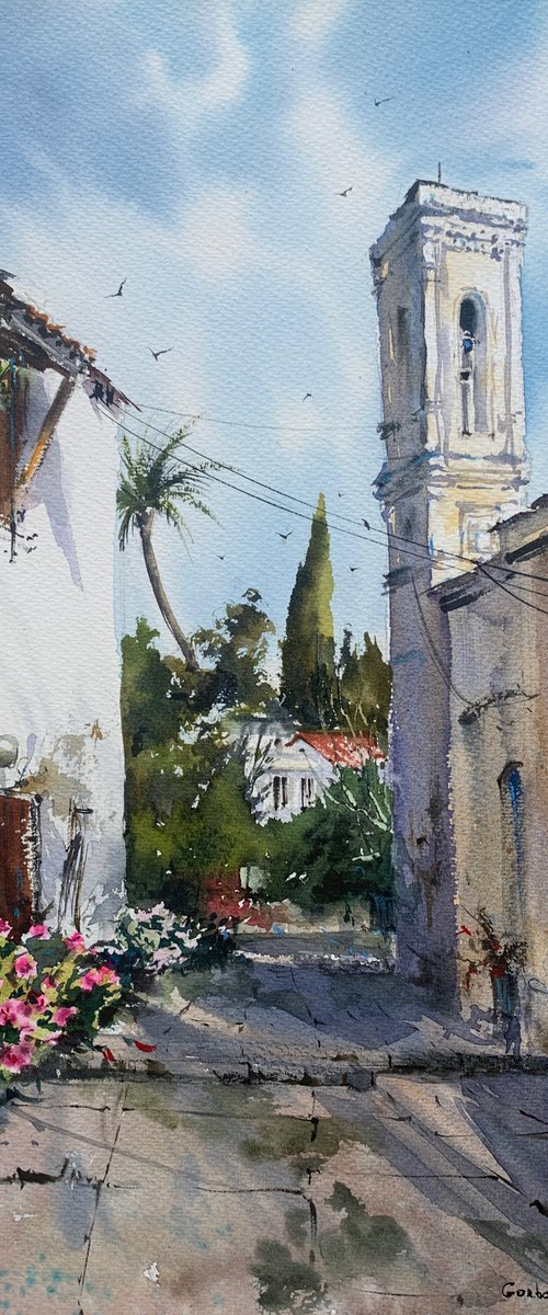 English village, Northern Cyprus #3 by Eugenia Gorbacheva