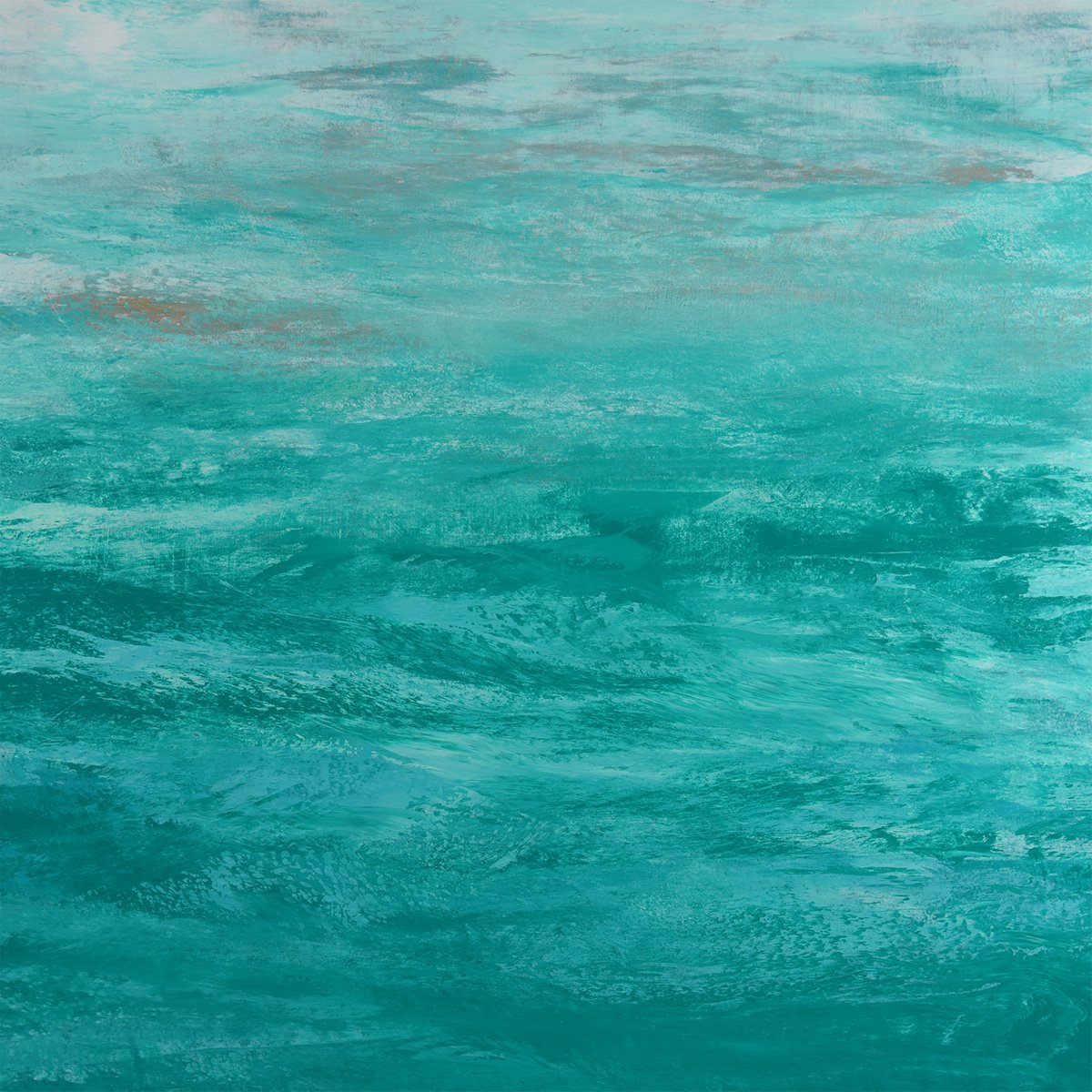 Coastal - Modern Abstract Expressionist Seascape by Suzanne Vaughan