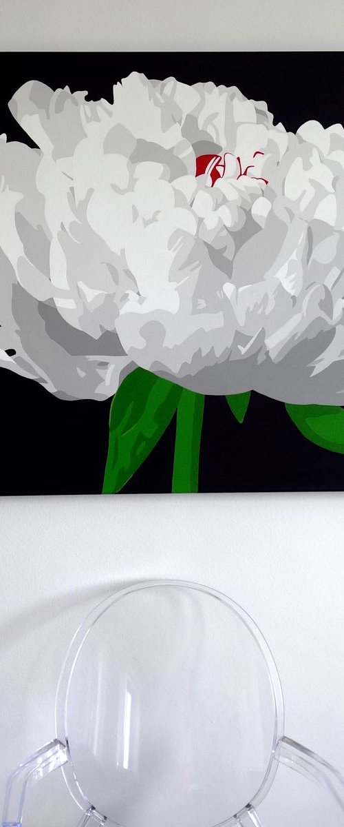 Moonlit Peony by Susan Porter