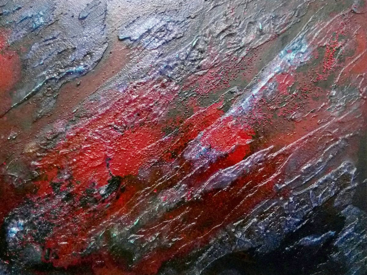 Red Abstract by Kateryna Zaichyk