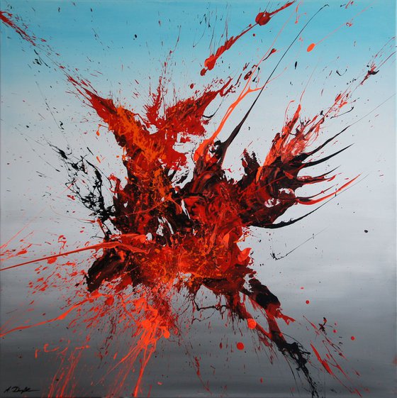 Emotional Release V (Spirits Of Skies 064048) - 80 x 80 cm - XL (32 x 32 inches)