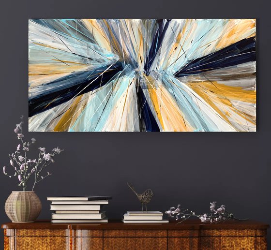 Lightness of blue and ochre
