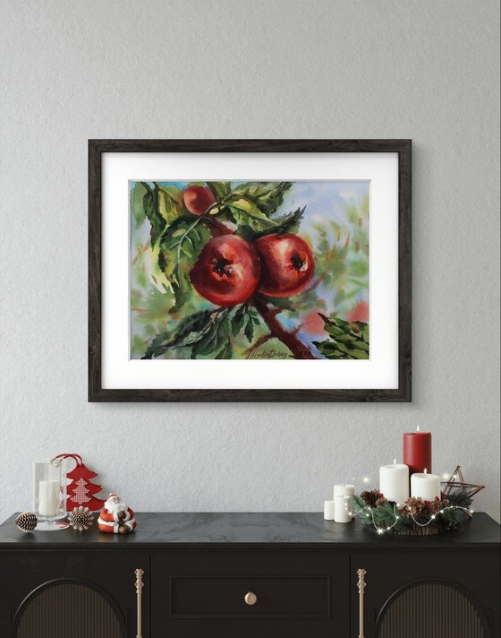 Apples. Original artwork .