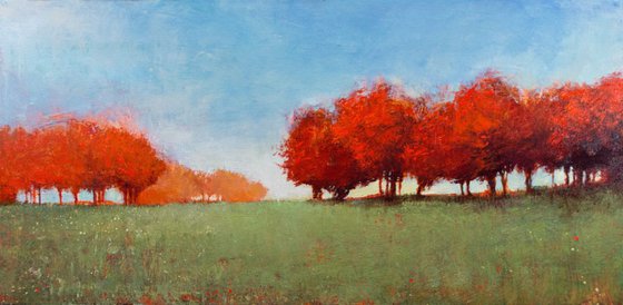 Red Maples Green Fields