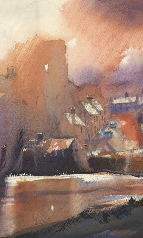 'Autumnal Criccieth Castle' by Simon Jones