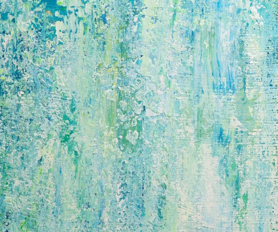 Abstract Turquoise Landscape VIII