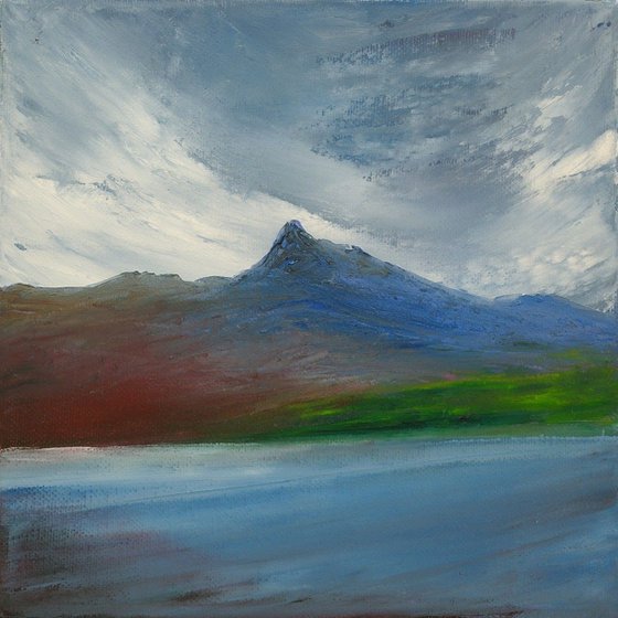 Scottish landscape painting Across Assynt