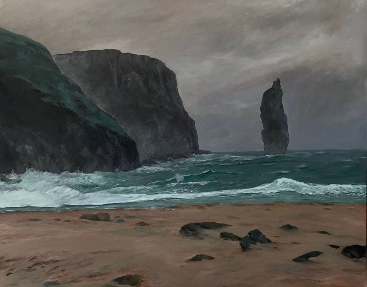 Storm coast by Bohdan Vykhrenko