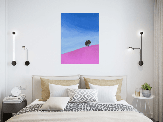 Abstract Landscape.Tree.