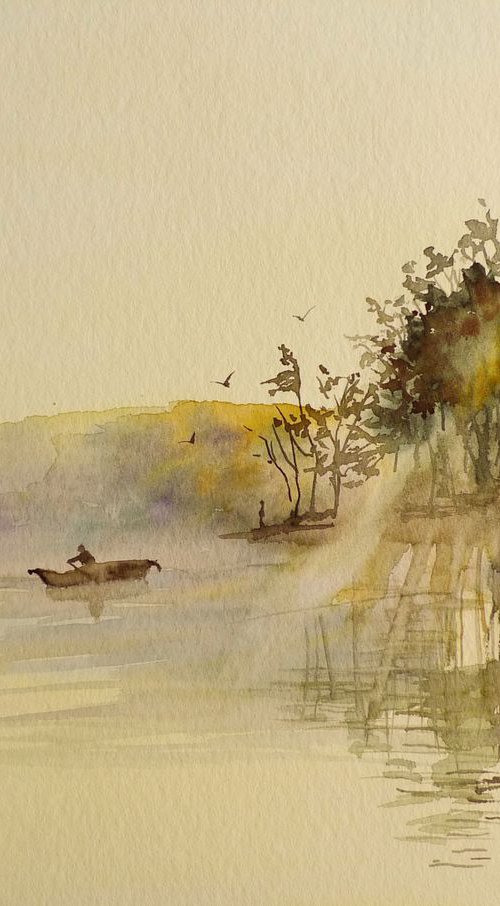 Return from fishing by Aneta Gajos