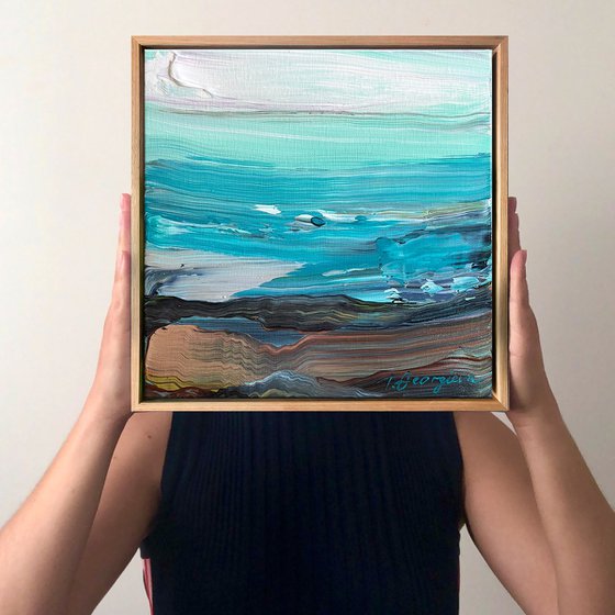 ‘Coastal no.65' FRAMED