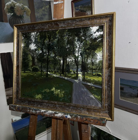 In the summer park