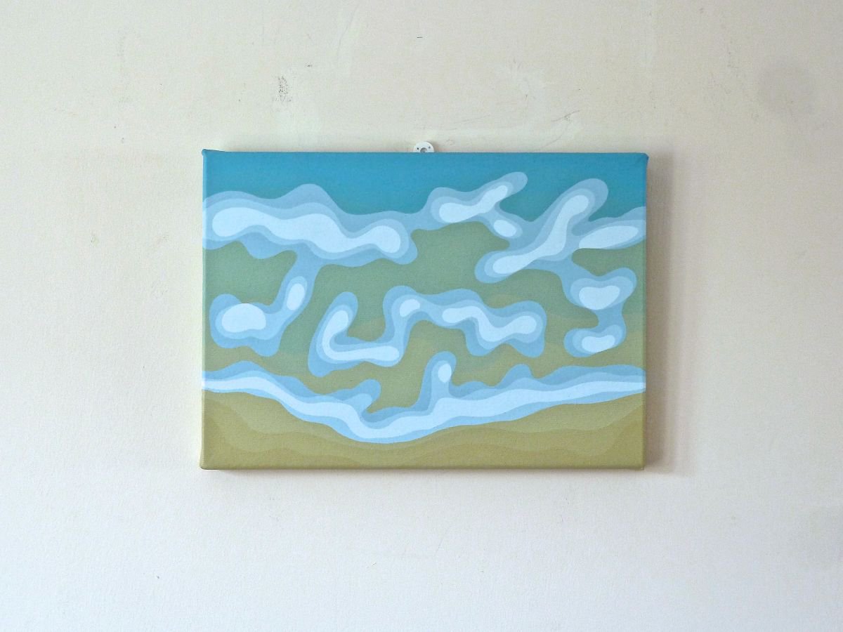 Sea foam II by Zoe  Hattersley