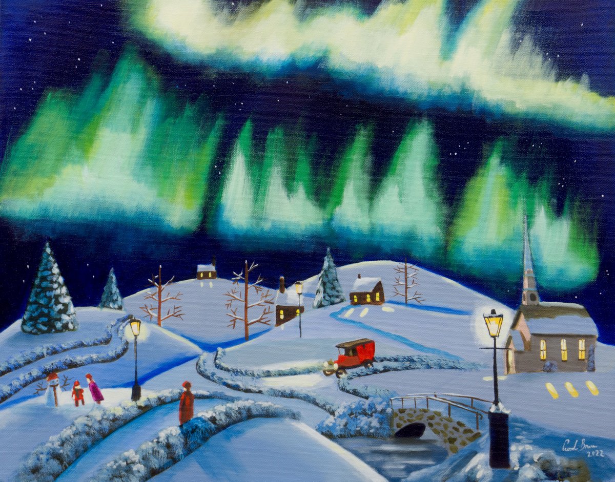 Northern lights by Gordon Bruce