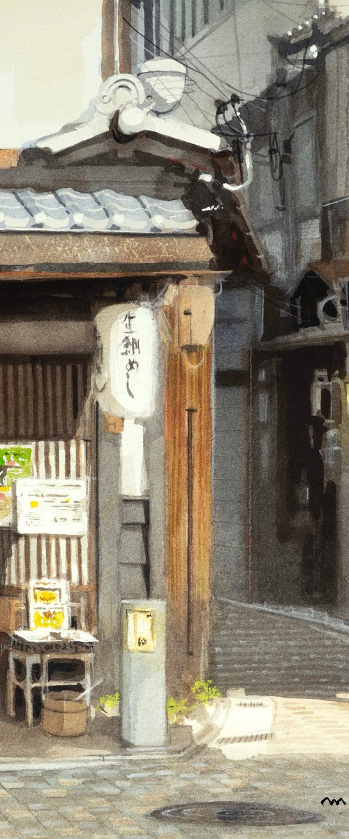 Kyoto Alleyway Sunlight by Masato Watanabe