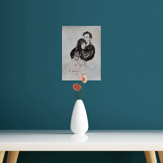 Iconic Couple portrait L'amour de moi