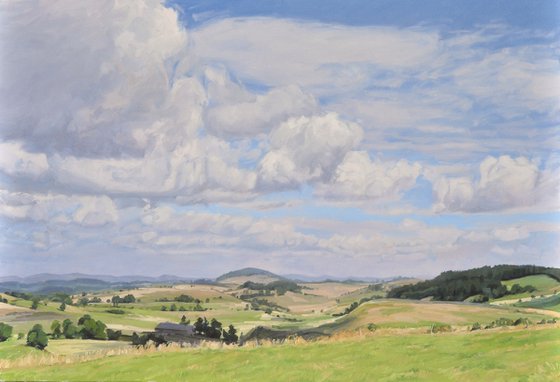 Summer light over the Velay Uplands