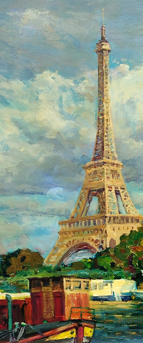 Eiffel Tower.Seine. by Viacheslav Zaykin