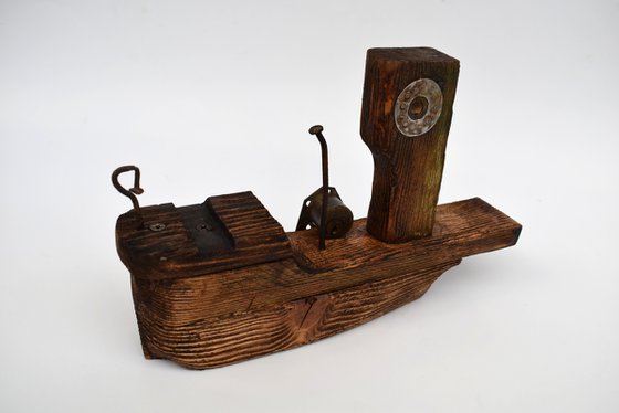 wooden ship "Enygma"