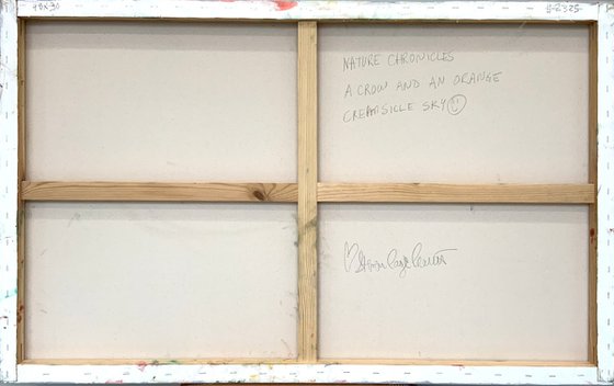 A Crow And An Orange Creamsicle Sky