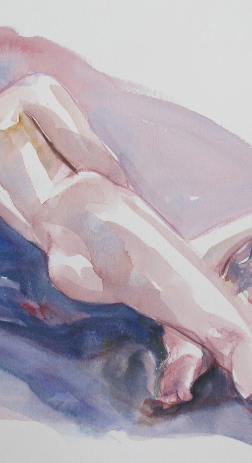 Reclining female nude by Rory O’Neill