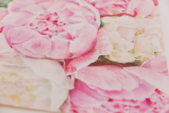 Pink Peony Flowers