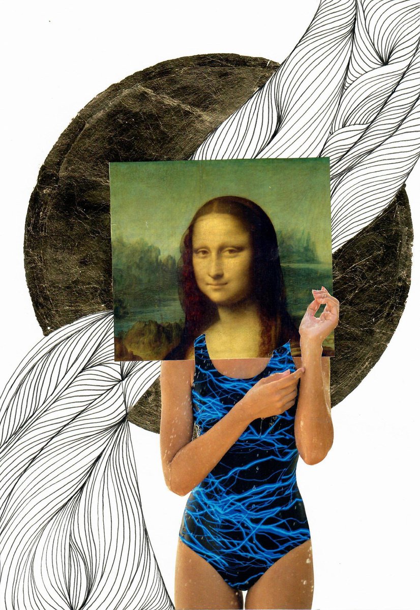 Full moon #2 Mona Lisa by Olga Sennikova