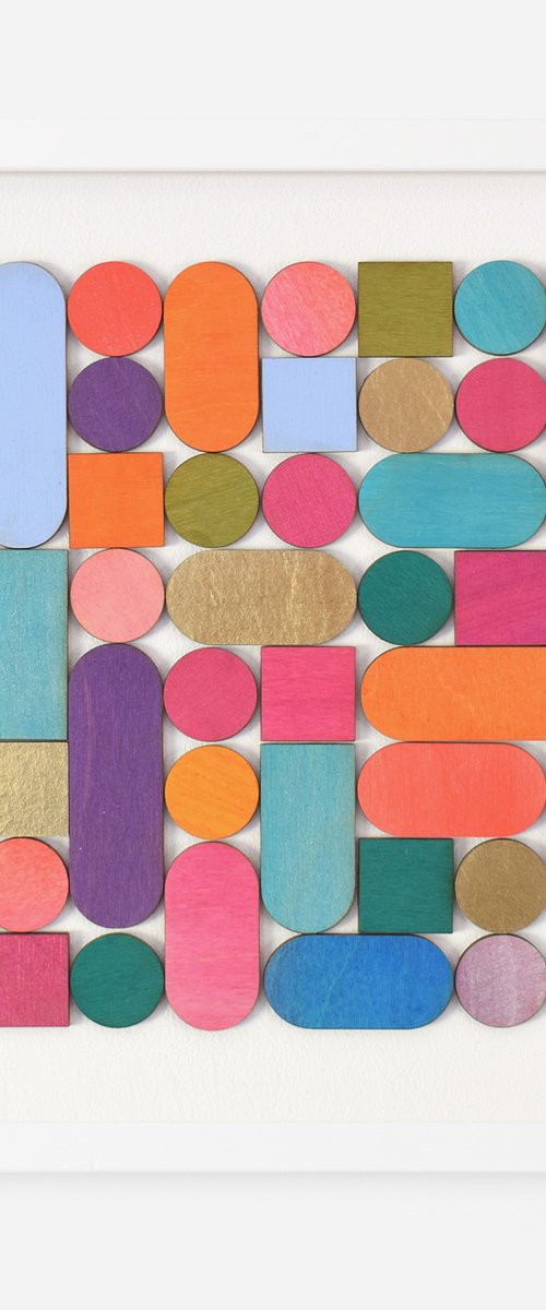 Retro Colour Blocks by Amelia Coward